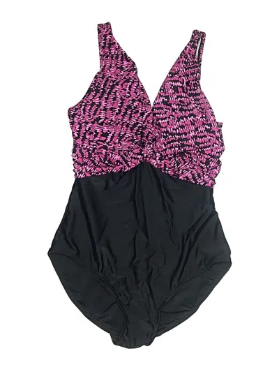 Pre-owned Caribbean Sand One Piece Swimsuit In Black