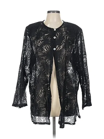 Pre-owned Caribe Kimono In Black