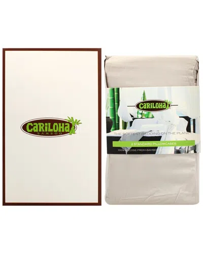Cariloha 400 Thread Count Resort Bamboo 2pc Pillowcase Set In Multi