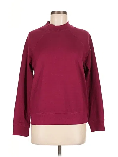 Pre-owned Cariloha Bamboo Turtleneck Sweater In Burgundy