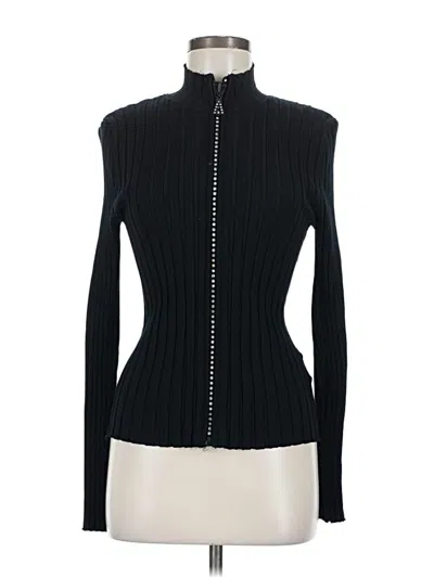 Pre-owned Carina Cardigan Sweater In Black