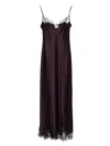 Carine Gilson Calais-caudry Slip Gown In Brown