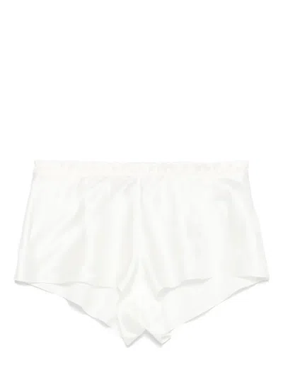 Carine Gilson Floaty Shorts In White