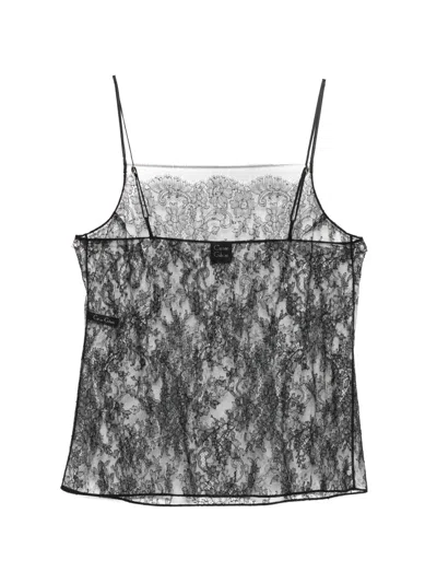 Carine Gilson Lace Camisole In Black