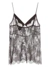 Carine Gilson Lace Camisole In Brown