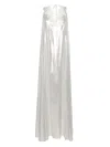 Carine Gilson Lace-detail Lurex Kaftan In White