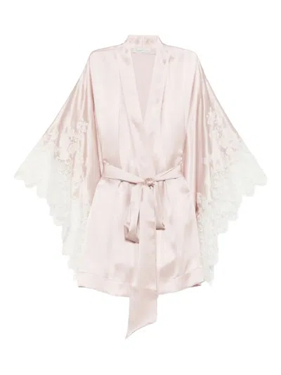 Carine Gilson Lace-insert Rope In Pink