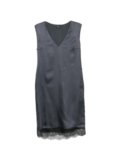 Carine Gilson Lace-trim Nightdress In Blue