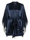 Carine Gilson Satin Silk Robe