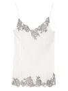 Carine Gilson Silk Camisole In White