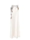 Carine Gilson Silk Gown In Neutral