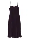 Carine Gilson Silk Nightdress In Purple