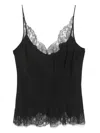 Carine Gilson Calais-caudry Lace Camisole In Black