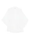 Carine Gilson Tulle-detail Robe In White