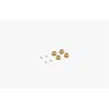 Carisma Brass Weight Wheels Hex Set For Msa-1e Trucks, 4 Piece