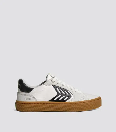 Cariuma Catiba Pro 2.0 Gum Smoke White Suede Off-white Cordura Black Logo Sneaker Men