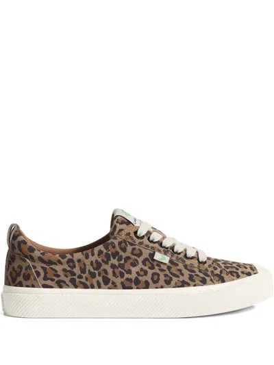Cariuma Leopard-print Lace-top Sneakers In Brown