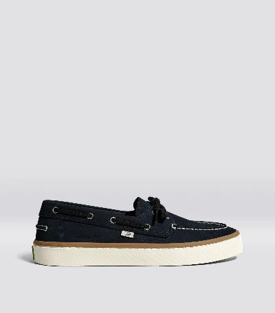 Cariuma Mare Boat Shoe Navy Nubuck Men