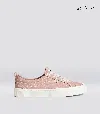 CARIUMA MARIE KONDO OCA LOW ROSE CANVAS CONTRAST THREAD SNEAKER WOMEN