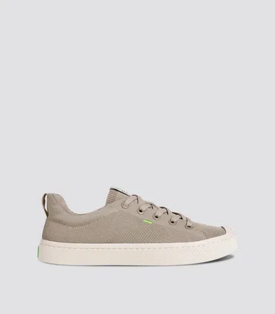 Cariuma Men's  Ibi Low Sneakers Sand Lace Up Comfort Casual Shoes Hawk2258 In Gray