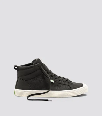 Cariuma Men's  Oca High Sneaker Black Canvas Lace-up Lifestyle Shoes Hawk347