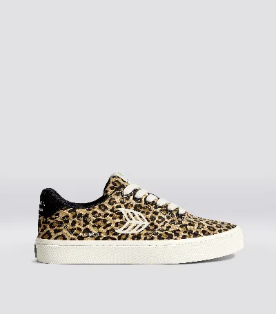 Cariuma Naioca Leopard Print Canvas Sneaker Women