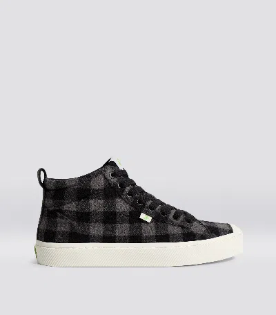 Cariuma Oca High Black Plaid Sneaker Men