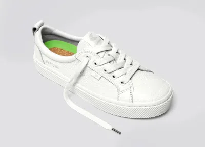 Cariuma Oca Low 100104w13 Sneaker White Leather Lifestyle Shoes Hawk663