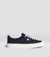 Cariuma Oca Organic Cotton Sneakers In Black Polka Dots