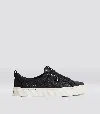 Cariuma Oca Low Black Premium Leather Sneaker Women In Black