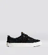 Cariuma Oca Low Deus Black Suede Sneaker Women In Deus Black