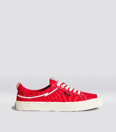 Cariuma Oca Low Gerry Lopez Red Canvas Sneaker Women