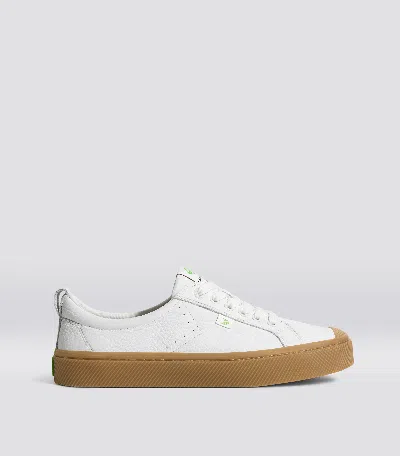 Cariuma Oca Low Gum White Premium Leather Sneaker Women