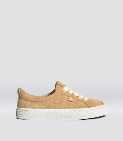 Cariuma Oca Low Latte Hairy Suede Sneaker In Neutral