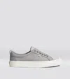 Cariuma Oca Low Light Grey Canvas Vintage White Suede Sneaker Women In Grey