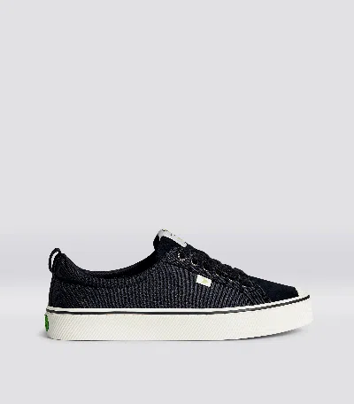 Cariuma Oca Low Master-piece Black Cordura And Suede Sneaker Men