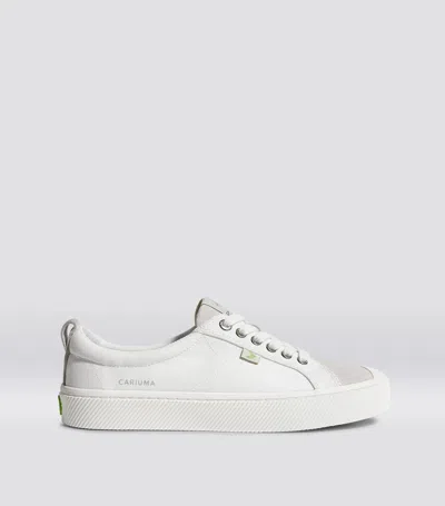 Cariuma Oca Low Off-white Canvas Vintage White Suede Sneaker Men