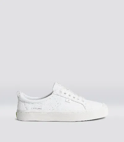 CARIUMA OCA LOW WHITE PREMIUM LEATHER SNEAKER MEN