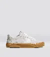 Cariuma Salvas Gum Smoke White Suede Off-white Logo Sneaker Men In White