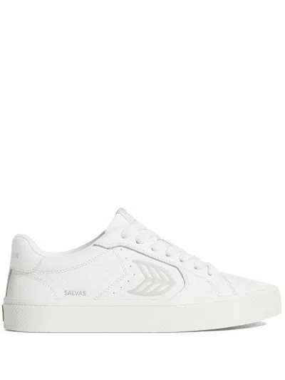 CARIUMA SALVAS LOW-TOP LEATHER SNEAKERS