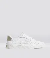Cariuma Salvas White Premium Leather Ice Logo Metallic Gold Sneaker Women In White/ice&metallic Gold