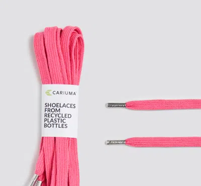 Cariuma Shoe Lace Classic Pink Lemonade With H Silver Tip In Pink Lemonade H Silver Tip
