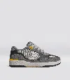 Cariuma Skategoat C25 Pro Charcoal Grey Suede Light Grey Mesh Ice Logo Yellow Sneaker Men In Grey