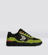 Cariuma Skategoat C25 Pro Lime Green Suede Black Mesh Ivory Logo Pink Sneaker Women In Black