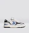 Cariuma Skategoat C25 Pro Smoke White Suede Off-white Mesh Bold Blue Logo Black Sneaker Men In White
