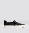 Cariuma Leather Slip-on Sneakers In Black