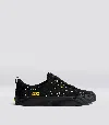 Cariuma Star Wars Oca Low Black Suede Light Speed Graphic Print Sneaker Women In Black/star Wars Light Speed Graphic