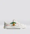 Cariuma The Simpsons Oca Low White Canvas Lisa Tree Sneaker Men In White/the Simpsons Lisa Tree