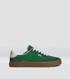 Cariuma Toca Gum Green Nylon And Suede Sneaker Men