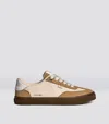 Cariuma Toca Teak Light Cream Nylon Latte Suede Sneaker Men